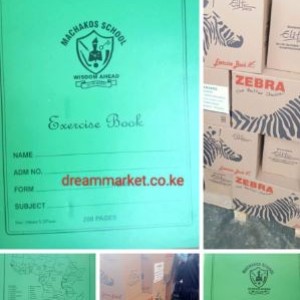 Printed Exercise Books 200 Pages Line/Square A4